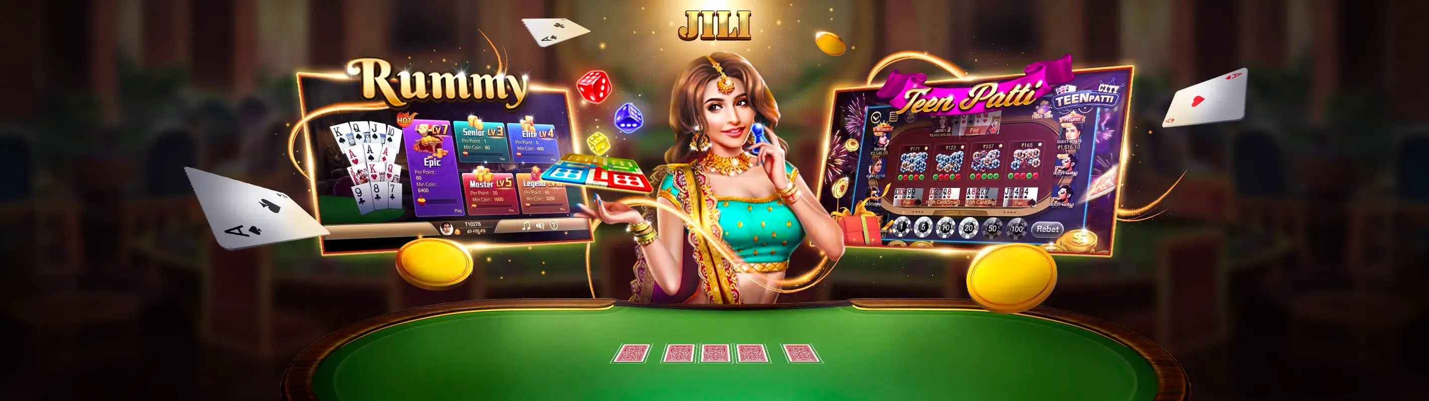 Người chia bài 0k9 bet tại bàn Baccarat